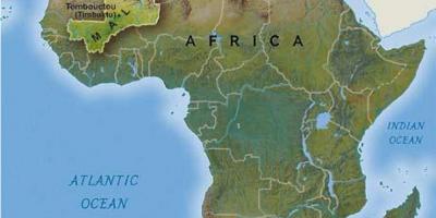Малі Заходняй Афрыцы карце