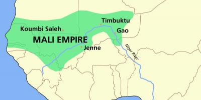 Карта старажытнага Малі